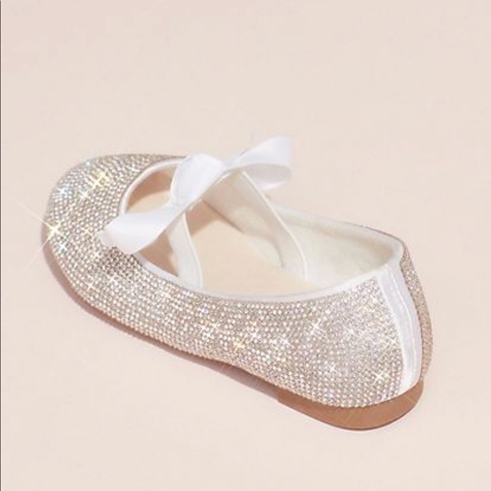 David’s bridal ruby toddler shoes 8t